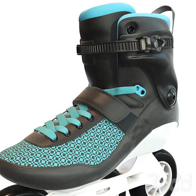 Inline roller skates - Спорт - 3D модель-2