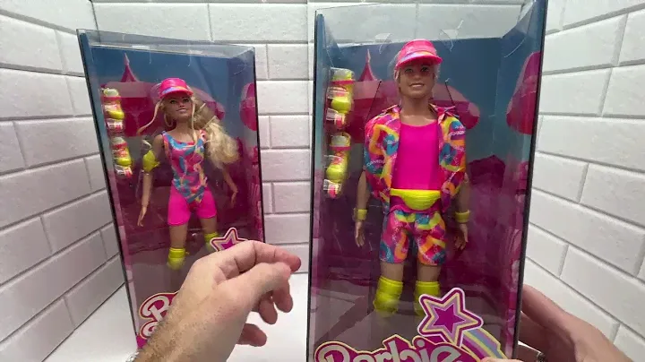 Barbie Ken and Barbie Doll in Inline Skating Outfit The Movie Exclusive