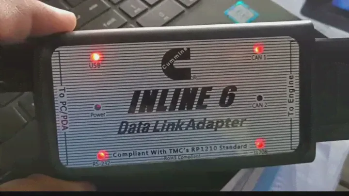 Cummins- Data Link Adapter, How to use. (English)