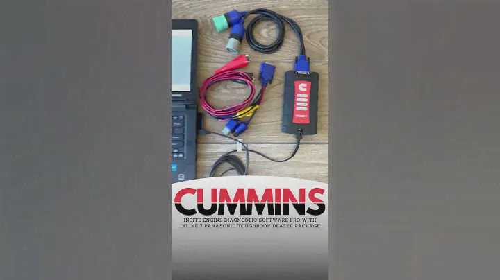 Cummins Insite Engine Diagnostic Software Pro + Inline 7 Panasonic Toughbook Dealer Package!